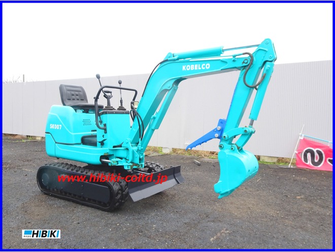 コベルコ：KOBELCO:SK007:中古油圧ショベル◇0.7t◇ミニユンボ◇建設