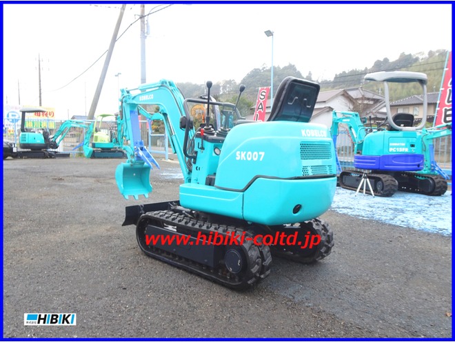 コベルコ：KOBELCO:SK007:中古油圧ショベル◇0.7t◇ミニユンボ◇建設